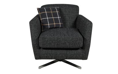 Theo Fabric Plain Swivel Chair | Theo Sofa Range | ScS