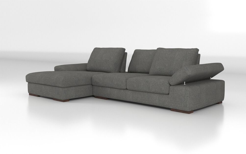 Savazza 4 Seater Sofa with Adjustable Back Rest Left Hand Facing Lounger | Savazza Sofa Range | ScS