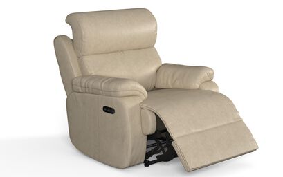 Living Reuben Power Recliner Swivel Chair with Head Tilt | Reuben Sofa Range | ScS