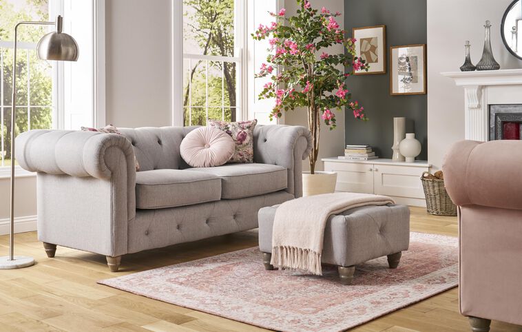 Living Abbey Fabric 3 Seater Sofa Living Abbey Fabric 3 Seater Sofa