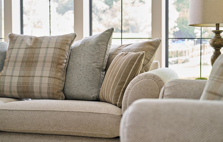 Inspire Kirkby Fabric Grand Sofa Scatter Back Inspire Kirkby Fabric Grand Sofa Scatter Back