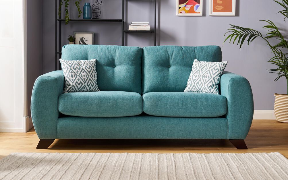 Living Aspen Fabric 3 Seater Standard Back Sofa | Aspen Sofa Range | ScS