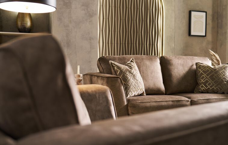 Living Majestic Fabric 2 Seater Sofa Scatter Back Living Majestic Fabric 2 Seater Sofa Scatter Back