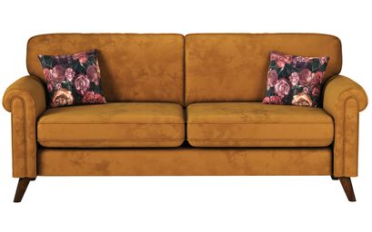 Bloom Velvet 3 Seater Sofa Standard Back | Bloom Sofa Range | ScS
