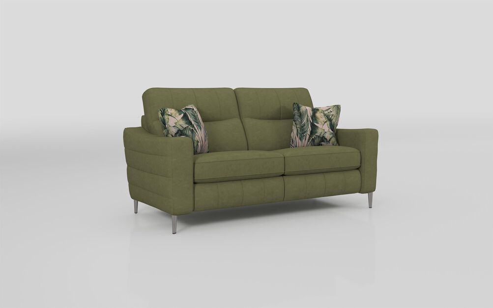 Paradiso Fabric 2 Seater Sofa, SUAVE COLLECTION OLIVE Paradiso Fabric 2 Seater Sofa | Paradiso Sofa Range | ScS