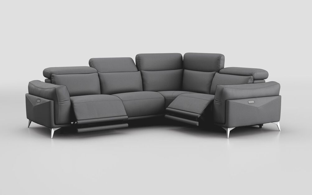 Gattolino 2 Corner 1 Power Sofa with Manual Head Tilt | Gattolino Sofa Range | ScS