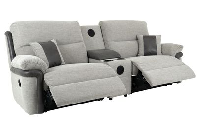 La-Z-Boy Nevada 3 Fabric Seater Manual Recliner Sofa with Audio | La-Z-Boy Nevada Sofa Range | ScS