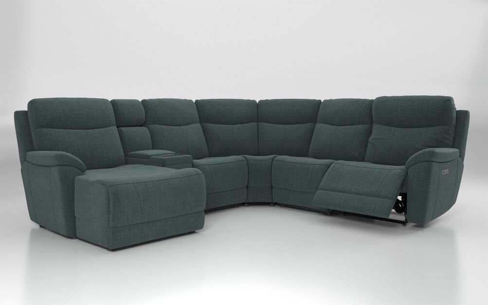 Eldwick 3 Corner 3 Right Hand Facing Power Left Hand Facing Console & Chaise Sofa with Head Tilt & L | Eldwick Sofa Range | ScS