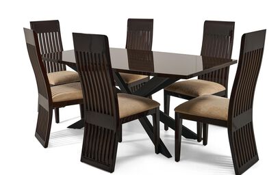 Valentina 1.8m Dining Table & 6 Chairs | Valentina Furniture Range | ScS
