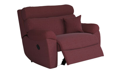 Living Cloud Fabric Love Seat Manual Recliner | Cloud Sofa Range | ScS
