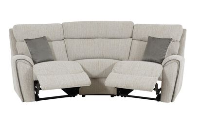 La-Z-Boy Pittsburgh Fabric Compact Curved Manual Recliner Sofa | La-Z-Boy Pittsburgh Sofa Range | ScS