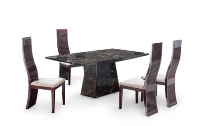 Adelaide 1.8M Marble Dining Table & 4 Chairs | Adelaide Furniture Range | ScS