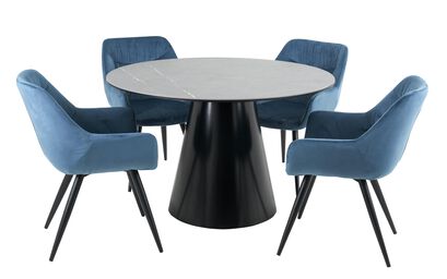 Prince 1.2m Dining Table & 4 Chairs | Prince Furniture Range | ScS