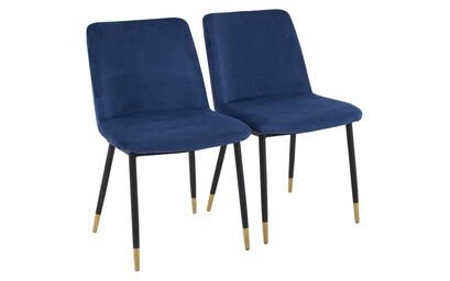 Montero Pair of Blue Dining Chairs | Montero Furniture Range | ScS