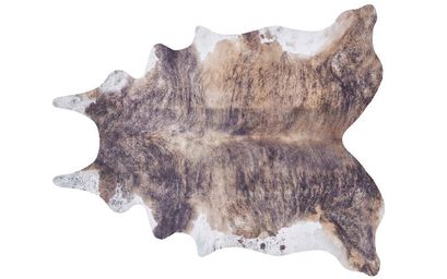 Faux Cow Print Brown and White Rug | Rugs | ScS