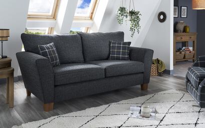 Theo Fabric Chaise Footstool | Theo Sofa Range | ScS