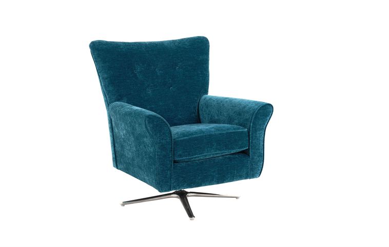 Inspire Rockcliffe Fabric Swivel Chair Inspire Rockcliffe Fabric Swivel Chair