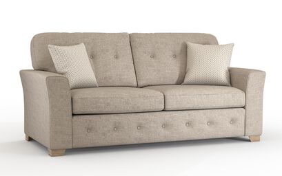 Hartley Beige Fabric 3 Seater Sofa | Hartley Sofa Range | ScS
