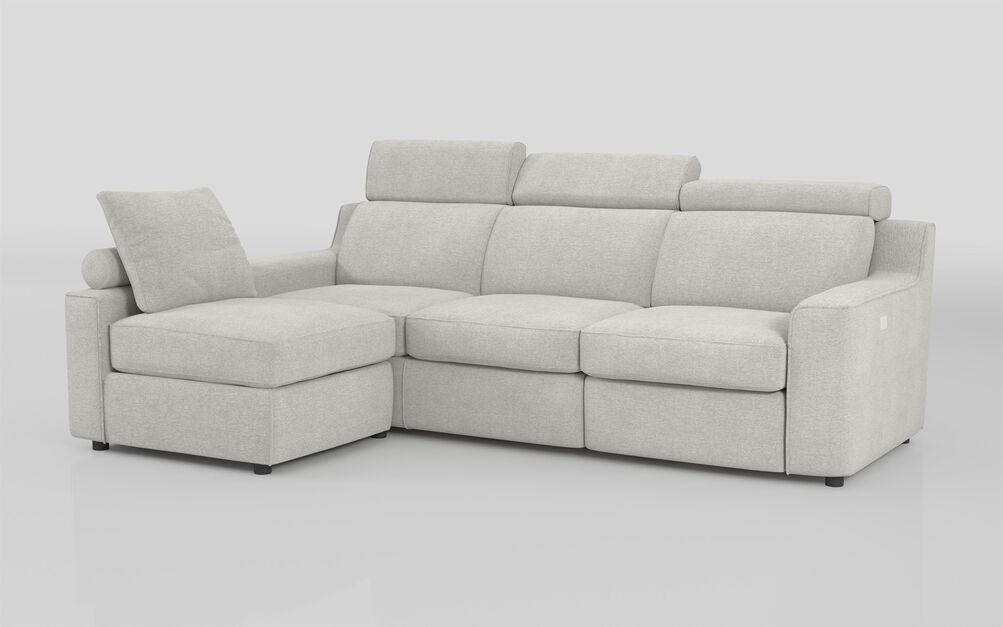 Crostolo 1 Corner 3 Right Hand Facing Power Recliner and Left Hand Facing Chaise Sofa | Crostolo Sofa Range | ScS