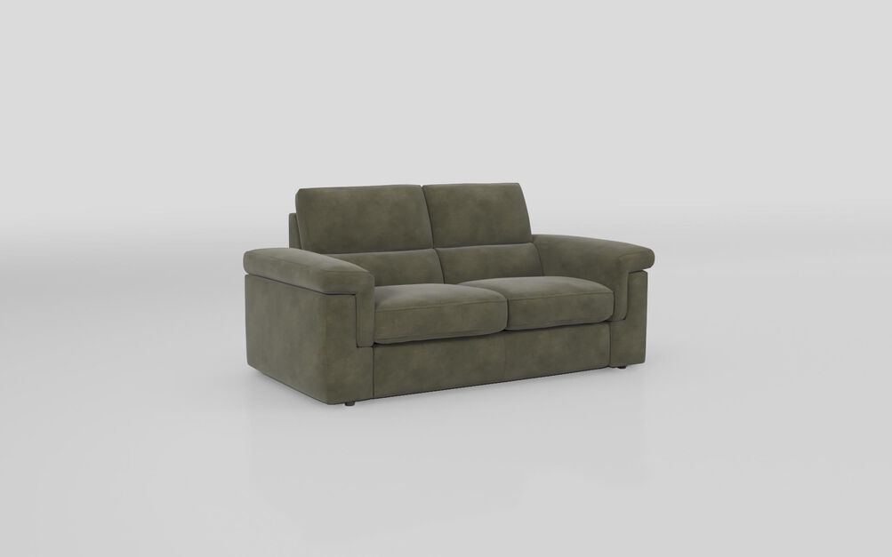 Crociale Large 2 Seater Sofa, CAMEDRIA GREEN 610 Crociale Large 2 Seater Sofa | Crociale Sofa Range | ScS