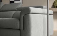Taviano Large 3 Seater Sofa with Sliding Seats and Right Hand Facing Lounger, ARABIS BLACK 910 Taviano Large 3 Seater Sofa with Sliding Seats and Right Hand Facing Lounger | Taviano Sofa Range | ScS