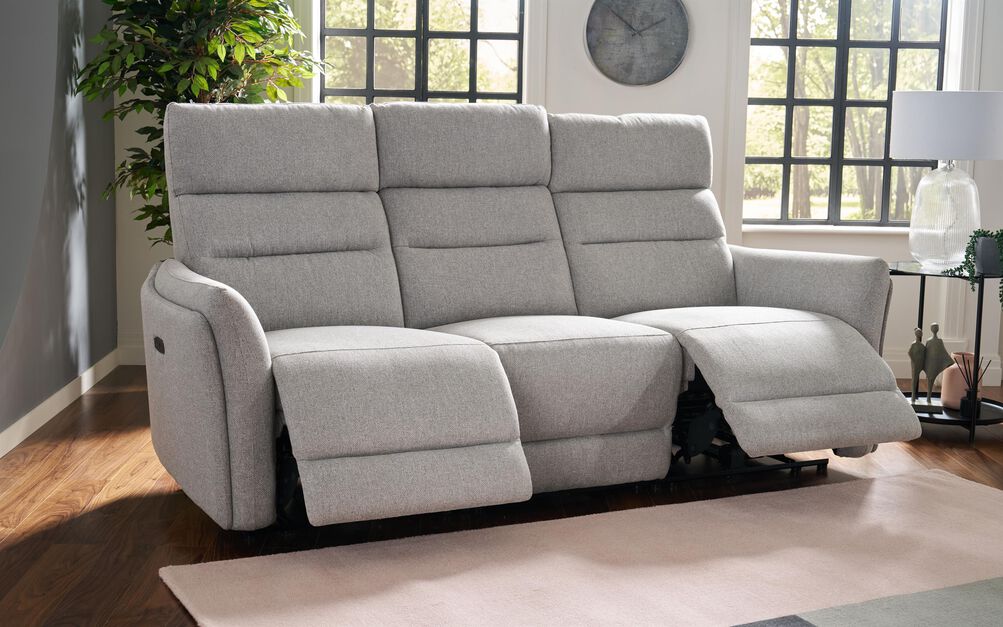 Cleveley 3 Seater Power Recliner with Head Tilt | Cleveley Sofa Range | ScS