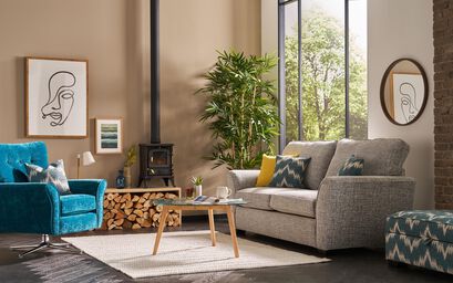 Inspire Rockcliffe Fabric Grand Sofa Standard Back | Inspire Rockcliffe Sofa Range | ScS