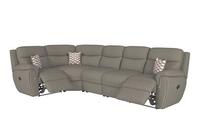 Living Ashton Fabric 1 Corner 3 Manual Recliner Sofa | Ashton Sofa Range | ScS