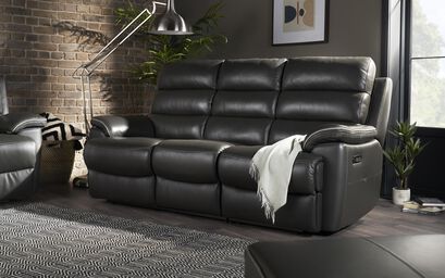 Living Griffin 3 Seater Power Recliner Sofa with Console & Head Tilt | Griffin Sofa Range | ScS