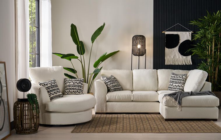 Living Pasadena Boucle 2 Corner 1 Right Hand Facing Chaise Sofa Living Pasadena Boucle 2 Corner 1 Right Hand Facing Chaise Sofa