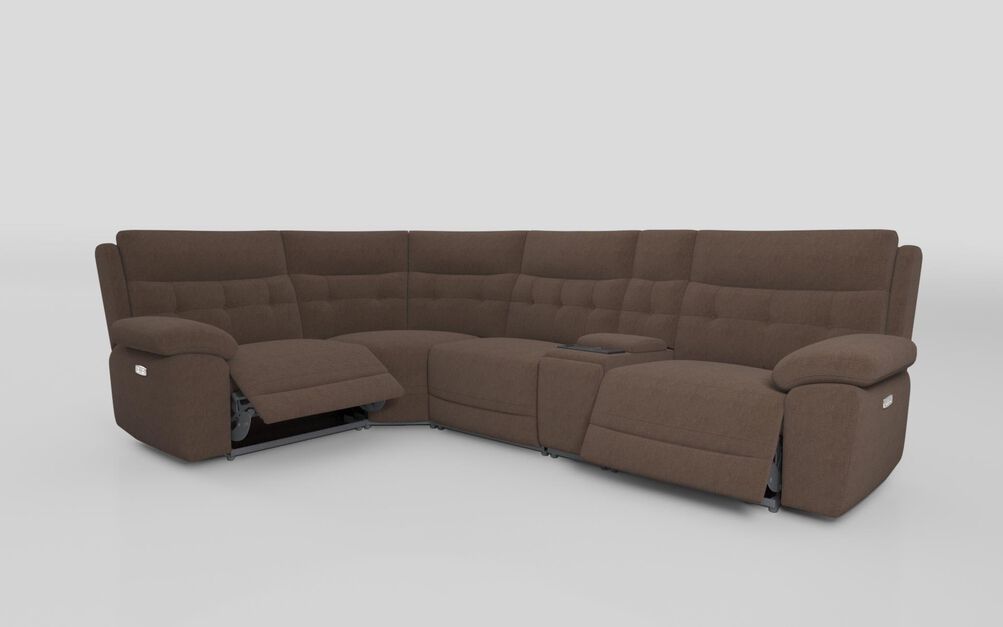 Belford 1 Corner 3 Power Recliner Sofa with Media Console | Belford Sofa Range | ScS