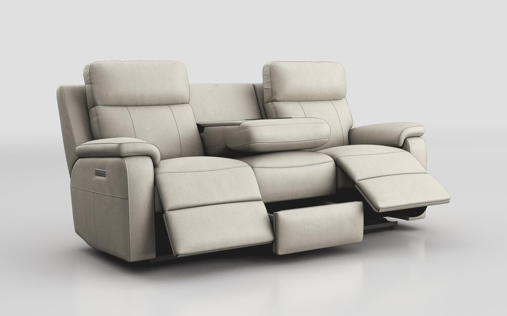 Calboli 3 Seater Power Recliner Sofa with Power Head Tilt & Table | Calboli Sofa Range | ScS