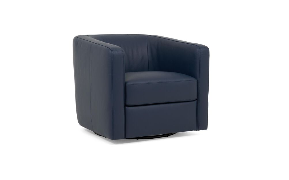 Patrica Swivel Chair, MACADAMIA DENIM BLUE 510 Patrica Swivel Chair | Patrica Sofa Range | ScS