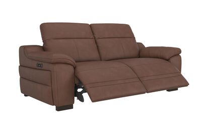 La-Z-Boy Austin 3 Seater Power Recliner Sofa with Power Head Tilt | 2 Seater Fabric Sofas | ScS
