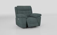 Belford Power Recliner Chair with Power Head Tilt, ACACIA-BLUE-530 Belford Power Recliner Chair with Power Head Tilt | Belford Sofa Range | ScS