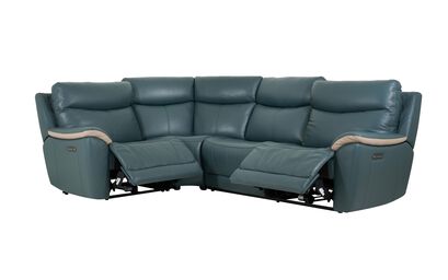 Living Ethan 1 Corner 3 Power Sofa with Head Tilt & Lumbar | Ethan Sofa Range | ScS