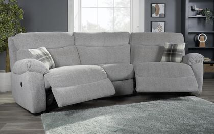 Cloud Four Seater Curved Power Recliner Sofa | ScS