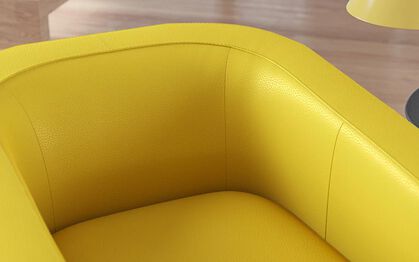 Patrica Swivel Chair, MACADAMIA DENIM BLUE 510 Patrica Swivel Chair | Patrica Sofa Range | ScS