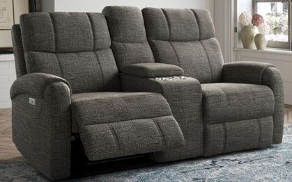 Calisese 2 Seater Power Recliner Sofa, DALIA-ORANGE-230 Calisese 2 Seater Power Recliner Sofa | Calisese Sofa Range | ScS