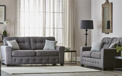 Hartley Beige Fabric Standard Chair | Hartley Sofa Range | ScS