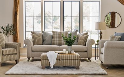 Inspire Kirkby Fabric Grand Sofa Standard Back | Kirkby Sofa Range | ScS