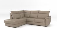Ginestreto 1 Corner 3 Sofa with Sliding Footrest & Left Hand Facing Storage Lounger, MACADAMIA-MOON-WHITE-009 Ginestreto 1 Corner 3 Sofa with Sliding Footrest & Left Hand Facing Storage Lounger | Ginestreto Sofa Range | ScS