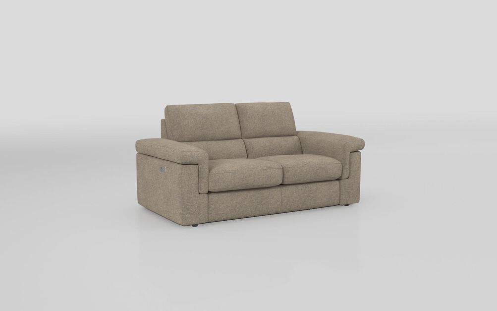 Crociale 2 Seater Power Recliner Sofa, ACACIA MEDIUM GREY 800 Crociale 2 Seater Power Recliner Sofa | Crociale Sofa Range | ScS
