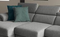 Taviano Large 3 Seater Sofa with Sliding Seats and Right Hand Facing Lounger, ARABIS BLACK 910 Taviano Large 3 Seater Sofa with Sliding Seats and Right Hand Facing Lounger | Taviano Sofa Range | ScS