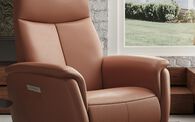 Torriana Power Recliner Chair with Built In Battery Pack, MACADAMIA-MIDNIGHT-BLUE-540 Torriana Power Recliner Chair with Built In Battery Pack | Torriana Sofa Range | ScS