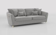Blyth 4 Seater Power Recliner Sofa, ARTEMISIA MEDIUM GREY 850 Blyth 4 Seater Power Recliner Sofa | Blyth Sofa Range | ScS