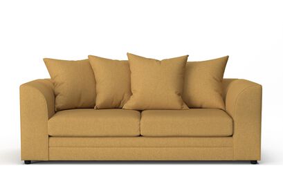 Chicago Fabric Gold 3 Seater Sofa | Chicago Sofa Range | ScS
