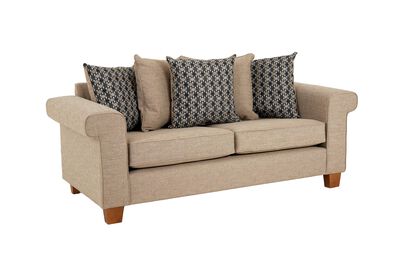 Living Ellie Fabric 3 Seater Scatter Back Sofa | Ellie Sofa Range | ScS