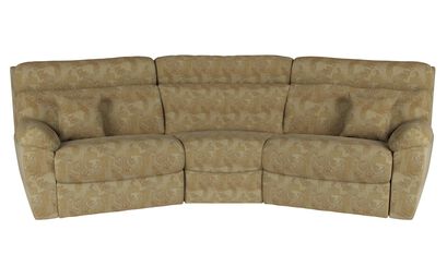 Living Cloud Fabric 4 Seater Curved Static Sofa | Cloud Sofa Range | ScS