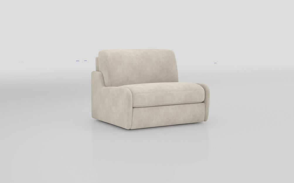 Barete Open End Chair Bed, LIROE VINTAGE BEIGE 009 Barete Open End Chair Bed | Barete Sofa Range | ScS